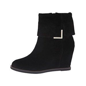 JOHNSTON & MURPHY BRYNN BLACK SUEDE BOOTIE SIZE 9